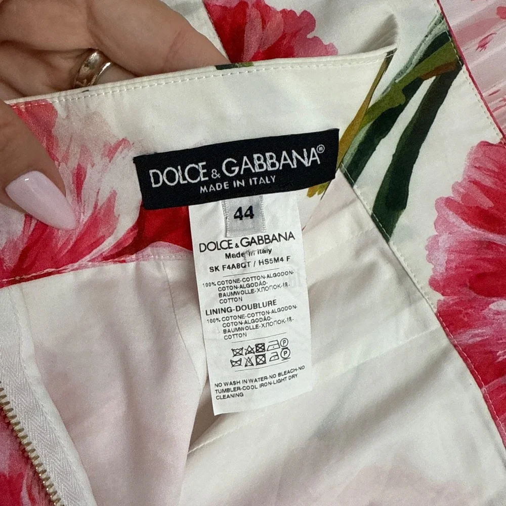Dolce and Gabbana long floral skirt